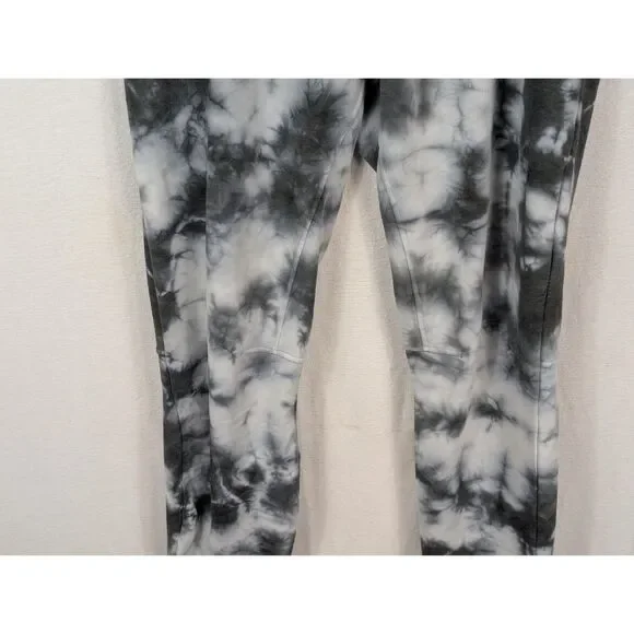 Lululemon City Sweat Jogger Tie-Dye Black/White Men's Size Medium